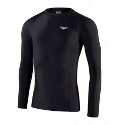 Męska Koszulka UV LS SP TOP AM. Bielizna termoaktywna męska SPEEDO, m, bez wzorów, bez ramiączek. Za 113.73 zł.