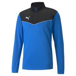 Bluza Puma Individual Rise. Czarne bluzy nierozpinane męskie Puma, m, bez wzorów, sportowe, bez ramiączek, bez kaptura. Za 170.20 zł.