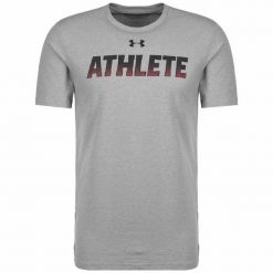 Koszulka sportowa męska Under Armour Athlete 1305661. Szare t-shirty sportowe męskie Under Armour, l, bez wzorów, sportowe, bez ramiączek. Za 99.99 zł.