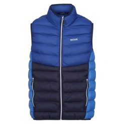 Kurtka puchowa bez rękawów Regatta Harrock II. Niebieskie kurtki męskie Regatta, l, bez wzorów, z puchu, sportowe, bez ramiączek, bez kaptura. W wyprzedaży za 261.85 zł.