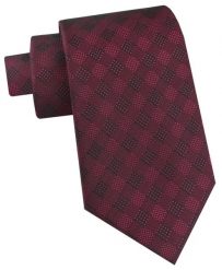 Krawat Męski - Angelo di Monti - Głęboka Czerwień, Wzór Geometryczny. Czerwone krawaty i muchy męskie Angelo di Monti, bez wzorów, z tkaniny, eleganckie. Za 45.00 zł.