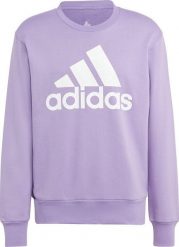 Adidas Bluza męska adidas Essentials French Terry Big Logo fioletowa IC9327 L. Fioletowe bluzy nierozpinane męskie ADIDAS, l, bez wzorów, bez ramiączek, bez kaptura. Za 212.76 zł.
