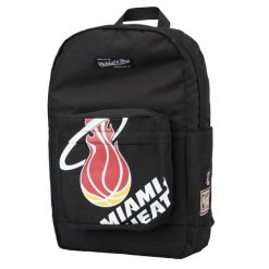 Plecak Miami Heat. Czarne plecaki męskie Mitchell & Ness, bez wzorów. Za 377.50 zł.