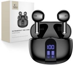 TECH-PROTECT ULTRABOOST TWS EARPHONE CORE G2 BALCK. Słuchawki bluetooth TECH-PROTECT. Za 63.00 zł.