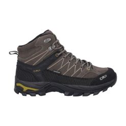 Buty trekkingowe męskie CMP Rigel Mid WP. Brązowe buty trekkingowe męskie CMP, bez wzorów, z materiału, bez zapięcia. W wyprzedaży za 399.99 zł.