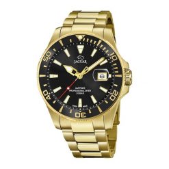 Jaguar Mężczyźnizegarek Jaguar Executive Gold złoto - stal nierdzewna Zegarki męskie 1 ct Męskie. Żółte zegarki męskie Jaguar, z materiału, srebrne. Za 1,496.99 zł.
