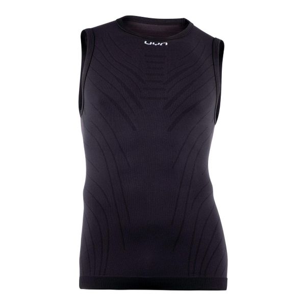Motyon 2.0 Sleeveless Base Layer. Czarne bielizna termoaktywna męska UYN, bez wzorów, bez ramiączek. W wyprzedaży za 189.95 zł.