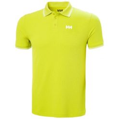 Polo Helly Hansen Kos. Zielone koszulki polo męskie Helly Hansen, m, bez wzorów, z materiału, eleganckie, bez kołnierzyka, bez ramiączek. Za 308.00 zł.