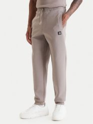 HUGO Spodnie dresowe Dimacs 50533695 Beżowy Relaxed Fit. Brązowe spodnie dresowe męskie Hugo, bez wzorów, z bawełny. Za 609.99 zł.