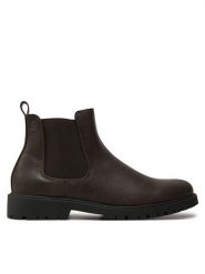 Pierre Cardin Sztyblety 4714 Brązowy. Brązowe sztyblety męskie Pierre Cardin, ze skóry, bez obcasa, bez zapięcia. Za 239.99 zł.