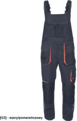 EMERTON STRETCH - emerton stretch ogrodniczki OXFORD 600D na kolanach wkładki nakolannikowe odblaski 65 % poliester 32 % - czarny/żółty 58. Czarne długie spodnie sportowe męskie CERVA, bez wzorów, z poliesteru. Za 215.83 zł.