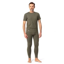 Legginsy trekkingowe męskie Tagart California Olive elastyczne i rozciągliwe. Zielone bielizna termoaktywna męska TAGART, l, bez wzorów. Za 209.00 zł.