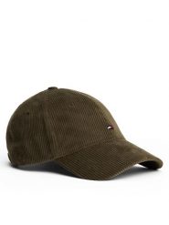 Tommy Hilfiger Czapka z daszkiem Th Flag 6 Panel Cord Cap AM0AM13583 Zielony. Zielone czapki męskie Tommy Hilfiger, bez wzorów, z materiału. Za 189.99 zł.