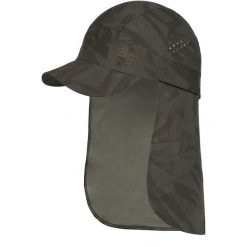 Czapka z nakarcznikiem sahara cap ochrona UVP50. Szare czapki męskie Buff, bez wzorów, sportowe. W wyprzedaży za 167.93 zł.