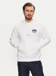 Tommy Hilfiger Bluza MW0MW37462 Biały Regular Fit. Białe bluzy nierozpinane męskie Tommy Hilfiger, l, bez wzorów, z bawełny, bez ramiączek, bez kaptura. Za 479.99 zł.