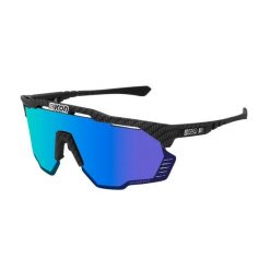 Okulary Scicon Aeroshade kunken SCNPP carbon matt. Niebieskie okulary przeciwsłoneczne męskie SCICON SPORTS, bez wzorów, sportowe. Za 912.50 zł.