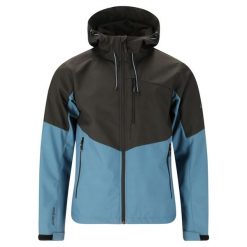 Kurtka wodoodporna Whistler Rodney. Brązowe kurtki męskie Whistler, bez wzorów, z softshellu, sportowe, bez ramiączek, bez kaptura. Za 297.50 zł.