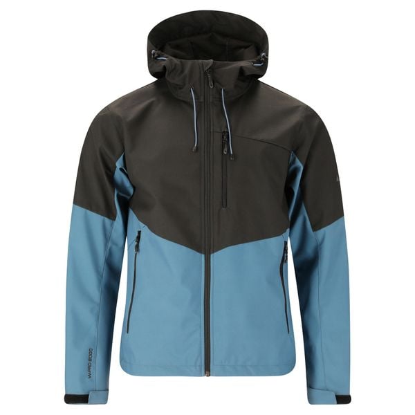 Kurtka wodoodporna Whistler Rodney. Brązowe kurtki męskie Whistler, bez wzorów, z softshellu, bez kaptura, trekkingowe. Za 300.50 zł.