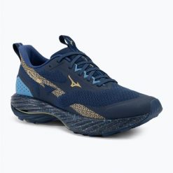 Buty do biegania męskie Mizuno Wave Rider TT 2. Niebieskie buty do biegania męskie Mizuno, bez wzorów, bez zapięcia, do biegania, mizuno wave. Za 479.99 zł.