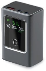 Powerbank SBS 10000mAh PD 35W z wyświetlaczem LCD - szary. Szare powerbanki SBS Mobile. Za 192.99 zł.
