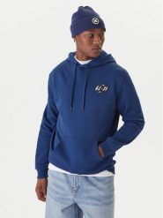 DC Bluza EDYSF03256 Niebieski Regular Fit. Niebieskie bluzy nierozpinane męskie DC, m, bez wzorów, z bawełny, bez ramiączek, bez kaptura. Za 349.99 zł.