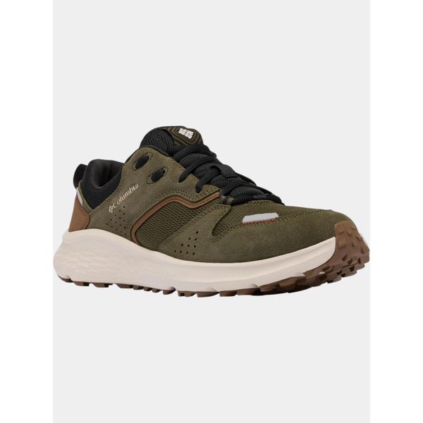 Buty Męskie Columbia Benson. Zielone buty trekkingowe męskie Columbia, bez wzorów, sportowe, bez obcasa, bez zapięcia. W wyprzedaży za 458.15 zł.