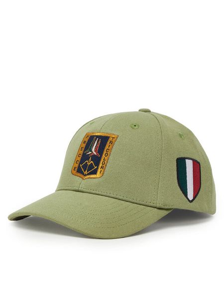Aeronautica Militare Czapka z daszkiem 251HA1150CT3043 Zielony. Zielone czapki męskie Aeronautica Militare, bez wzorów, z bawełny. Za 149.99 zł.