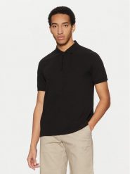 Calvin Klein Polo K10K114128 Czarny Regular Fit. Czarne koszulki polo męskie Calvin Klein, m, bez wzorów, z bawełny, bez kołnierzyka, bez ramiączek. Za 239.99 zł.