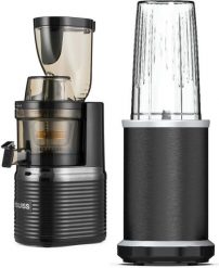 Wyciskarka wolnoobrotowa 4Swiss BM202 black + blender NB102. Sokowirówki i wyciskarki do soków 4SWISS. Za 1,698.00 zł.