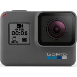 GoPro HERO6 Black (CHDHX-601-FW). Czarne kamery cyfrowe Gopro. W wyprzedaży za 1,294.00 zł.