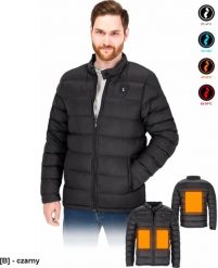 Kurtka męska Reis Pikowana kurtka ochronna ocieplany męska zamek błyskawiczny wodoodporny panele grzewcze 3 tryby powerbank USB A SLOP - B 3XL. Brązowe kurtki męskie Reis, m, bez wzorów, bez ramiączek, bez kaptura. Za 268.95 zł.