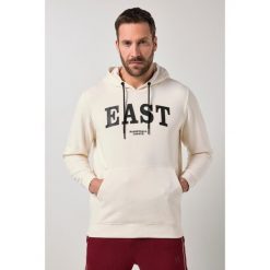 Męska Bluza z kapturem fitness kaptur nadruk na piersi do roz. 7 XL. Białe bluzy z kapturem męskie JAY-PI, m, bez wzorów, z bawełny, z kapturem. Za 349.99 zł.