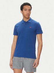 Levi's® Polo 35883-0178 Niebieski Regular Fit. Niebieskie koszulki polo męskie m, bez wzorów, z bawełny, bez kołnierzyka, bez ramiączek. Za 179.99 zł.