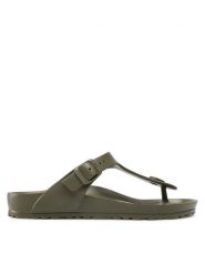 Birkenstock Japonki Gizeh EVA 1019143 Zielony. Zielone klapki i japonki męskie Birkenstock, bez wzorów, z tworzywa sztucznego. Za 179.99 zł.
