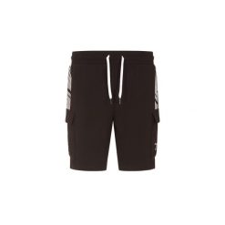Szorty EA7 Emporio Armani SD. Czarne szorty sportowe męskie Emporio Armani Connected, bez wzorów, sportowe. W wyprzedaży za 296.00 zł.