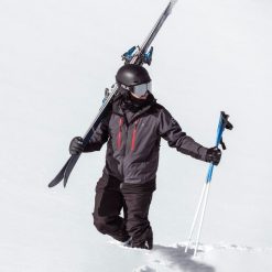 Dlx Matthews - Męska kurtka narciarska Dlx Ciemnoszara. Szare kurtki narciarskie i snowboardowe męskie DLX, m, bez wzorów, bez kaptura, narciarskie. Za 872.99 zł.