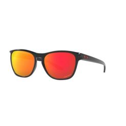 Okulary przeciwsłoneczne Oakley Manorburn. Niebieskie okulary przeciwsłoneczne męskie Oakley, bez wzorów, sportowe. Za 615.00 zł.