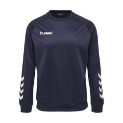Bluza do piłki ręcznej dla dorosłych Hummel Promo Poly Sweatshirt. Niebieskie bluzy bez kaptura męskie HUMMEL, l, bez wzorów, bez kaptura. Za 178.00 zł.