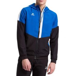 Kurtka z kapturem Erima Tracktop Squad. Czarne kurtki męskie Erima, l, bez wzorów, sportowe, bez ramiączek, z kapturem. W wyprzedaży za 209.10 zł.