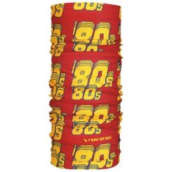 Komin na szyję wielofunkcyjny Viking Regular, bandana, chusta. Żółte szaliki męskie Viking, bez wzorów. W wyprzedaży za 23.92 zł.