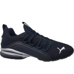 Buty treningowe męskie Puma Axelion LS. Czarne buty treningowe męskie Puma, bez wzorów, z gumy, bez zapięcia, na fitness i siłownię. Za 308.00 zł.