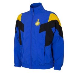 Kurtka piłkarska retro dla dorosłych FC Internazionale 1997-98 - Niebieska. Niebieskie kurtki męskie COPA FOOTBALL, xl, bez wzorów, retro, bez ramiączek, bez kaptura. Za 425.44 zł.