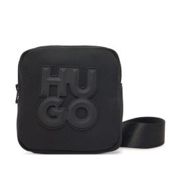 Saszetka HUGO. Czarne saszetki męskie Hugo, bez wzorów, młodzieżowe, małe. Za 139.99 zł.