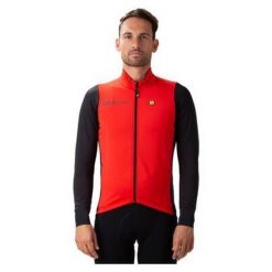 Kurtka rowerowa męska Alé Cycling Solid Fondo 2.0. Czarne kurtki treningowe męskie ALÉ CYCLING, l, bez wzorów, bez kaptura, rowerowe. Za 824.99 zł.