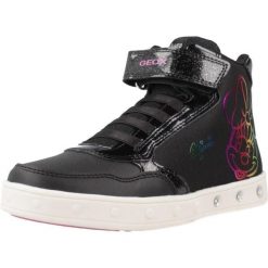 Buty GEOX J SKYLIN Czarny. Czarne buty trekkingowe męskie Geox, bez wzorów, z syntetyku, bez zapięcia, trekkingowe. Za 232.99 zł.