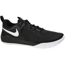 Buty siatkarskie męskie Nike Air Zoom Hyperace 2. Czarne buty treningowe męskie Nike, bez wzorów, bez zapięcia, do siatkówki, nike zoom. Za 399.99 zł.