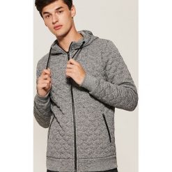Pikowana bluza z kapturem - Szary. Bluzy z kapturem męskie marki House. W wyprzedaży za 69.99 zł.