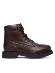 Tommy Hilfiger Trapery Flex Th Outdoor Rs FM0FM05600 Brązowy. Brązowe buty zimowe męskie Tommy Hilfiger, bez wzorów, ze skóry, bez obcasa, bez zapięcia. Za 799.99 zł.