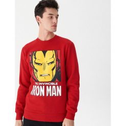 Bluza z nadrukiem Iron Man - Czerwony. Bluzy nierozpinane męskie marki House. Za 79.99 zł.