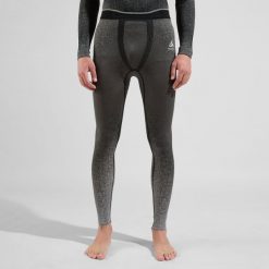 Legginsy termoaktywne męskie Odlo BLACKCOMB ECO. Czarne bielizna termoaktywna męska Odlo, m, bez wzorów, bez ramiączek, do biegania. Za 304.49 zł.